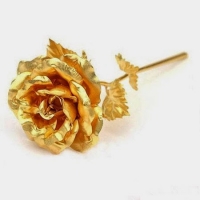 Hoa hồng mạ vàng 24k