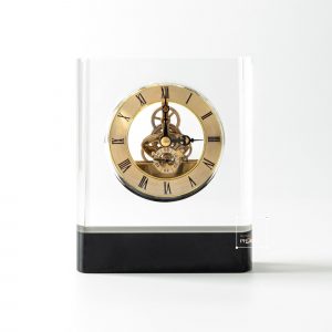 Đồng Hồ Pha Lê Để Bàn In Logo