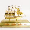 Thuyền Buồm Mạ Vàng 24K